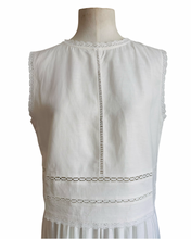 Load image into Gallery viewer, YAZMEEN TANK white