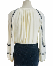 Load image into Gallery viewer, TAYA BLOUSE black and cream
