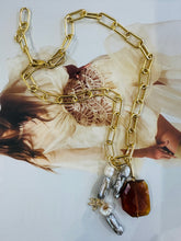 Load image into Gallery viewer, TRINKETS + LOVE NECKLACE 18k gold by DAISY LOURDES BIJOUX