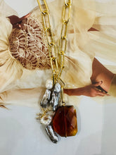 Load image into Gallery viewer, TRINKETS + LOVE NECKLACE 18k gold by DAISY LOURDES BIJOUX