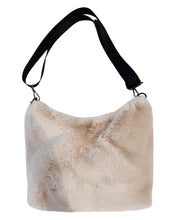 Load image into Gallery viewer, FAUX FUR SLOUCH BAG aspen