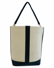 Load image into Gallery viewer, HARLEM CANVAS BUCKET BAG black
