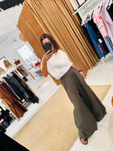Load image into Gallery viewer, ROCCO LINEN PANT khaki