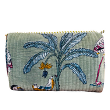 Load image into Gallery viewer, SAGE PANTHER zip pouch LARGE