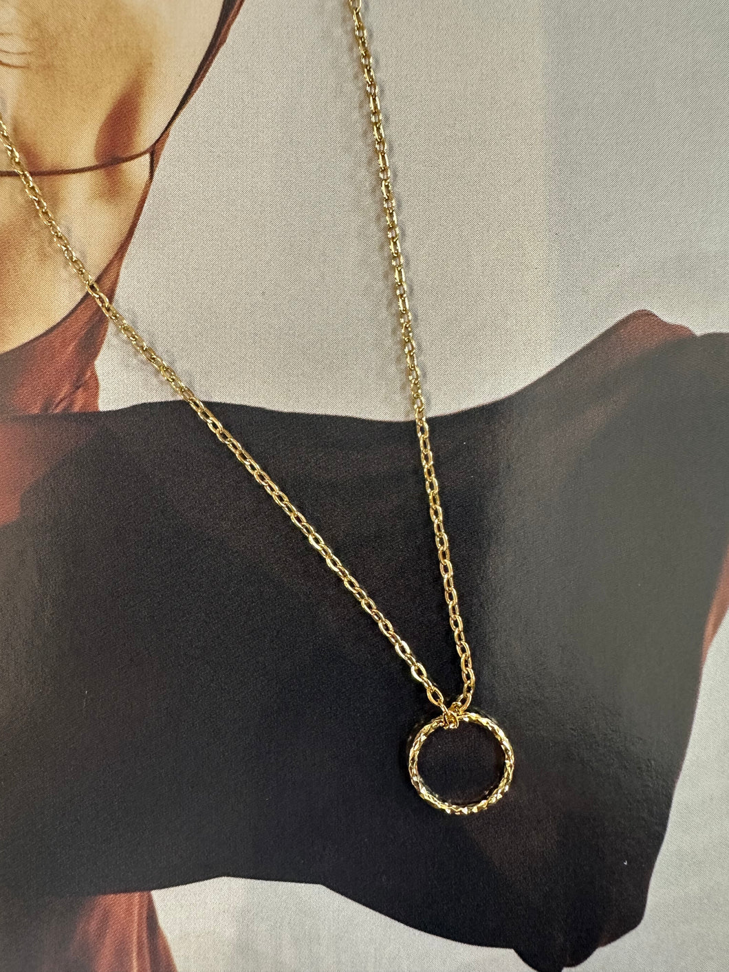 RING NECKLACE 18k gold