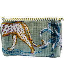 Load image into Gallery viewer, SAGE PANTHER zip pouch SMALL