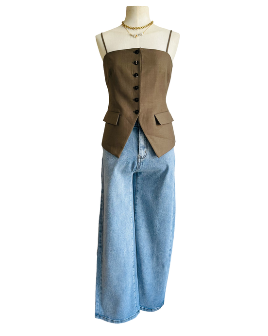 MAXINE BODICE taupe