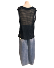 Load image into Gallery viewer, CARLA KNIT VEST black