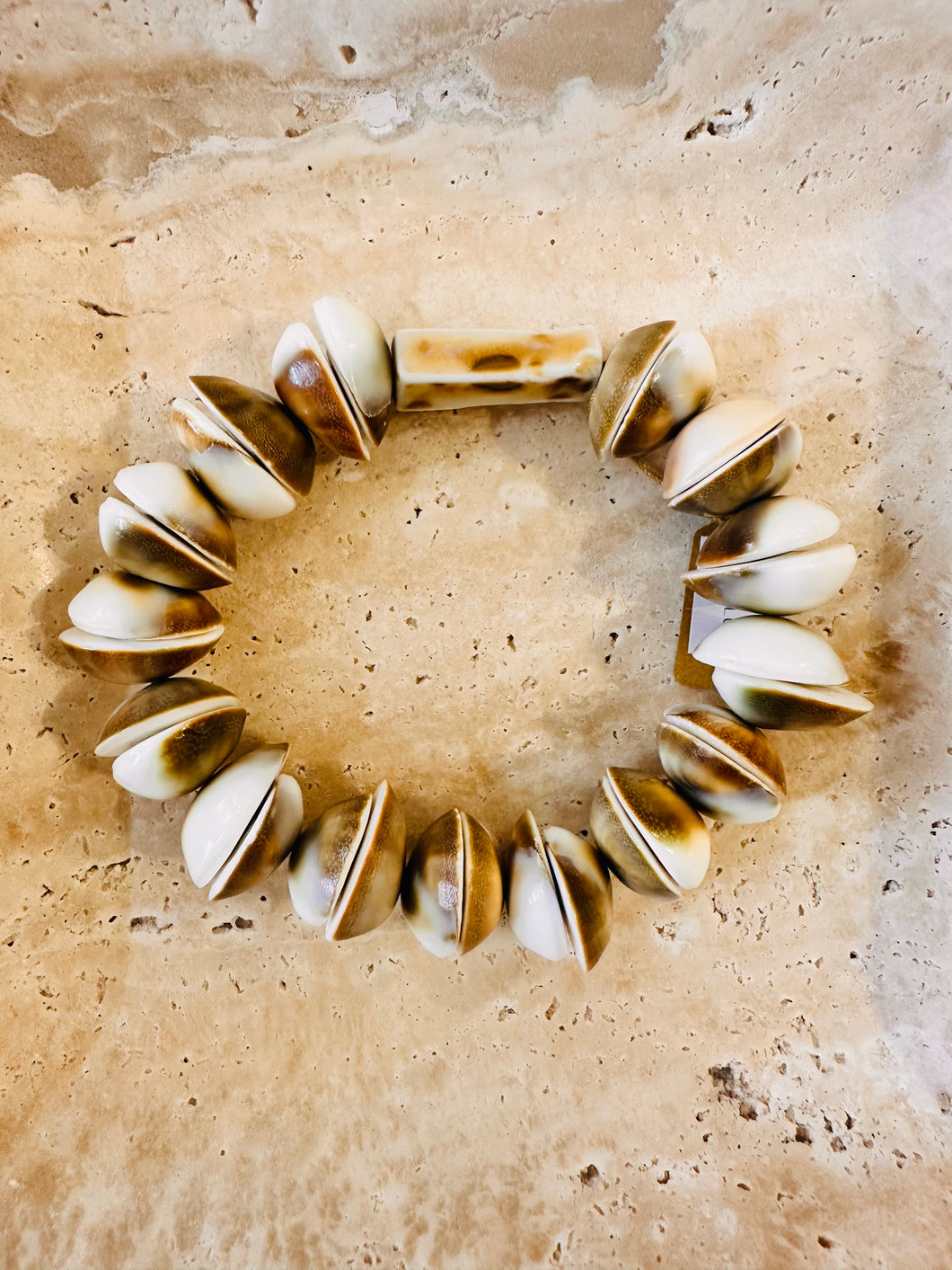 BEAD + NAUTILUS BRACELET by DAISY LOURDES BIJOUX