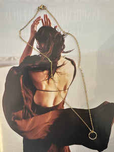 RING NECKLACE 18k gold
