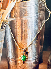 Load image into Gallery viewer, AVENTURINE STAR PENDANT NECKLACE by DAISY LOURDES BIJOUX