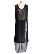 Load image into Gallery viewer, TALIA LONG SPLIT DRESS black