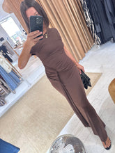 Load image into Gallery viewer, BLAISE MAXI DRESS chocolate brown