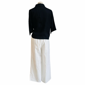 HARLEM TIE TOP black