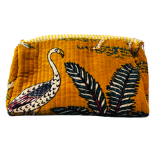 Load image into Gallery viewer, MUSTARD PANTHER zip pouch LARGE