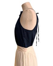 Load image into Gallery viewer, ELIO LINEN HALTER navy