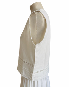 YAZMEEN TANK white