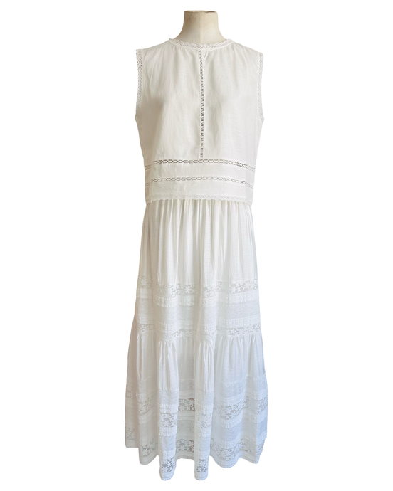 YAZMEEN TANK white