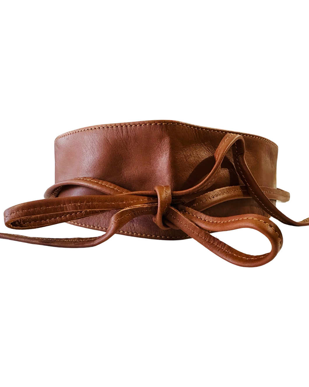 STEVIE MAY WRAP BELT cognac