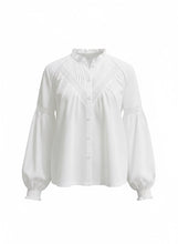 Load image into Gallery viewer, PLISSORT BLOUSE white