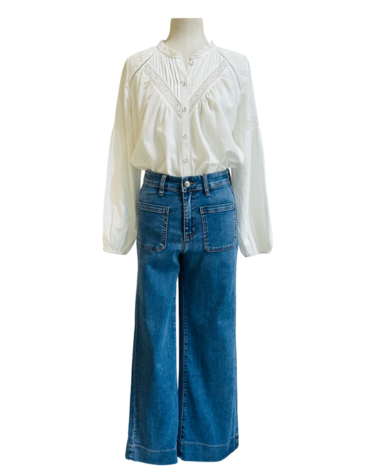 CLARÉE JEAN mid wash