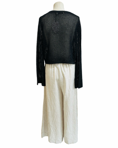 METALLIC MESH black
