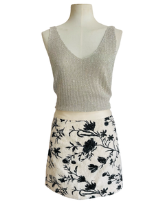 REFRESH SKIRT white