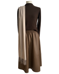 CASHMERE SHAWL chestnut