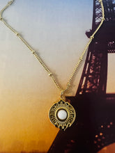 Load image into Gallery viewer, SAÔNE WHITE JADE NECKLACE by DAISY LOURDES BIJOUX - 6 colours