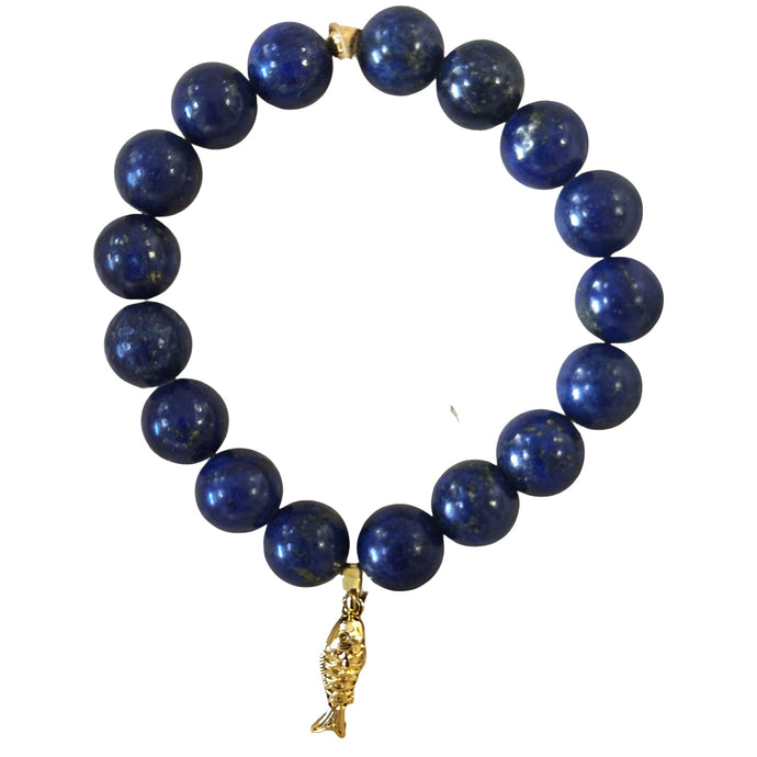 LAPIS+CHARM BRACELET by DAISY LOURDES BIJOUX