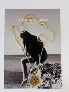 SAINT JEAN  PENDANT NECKLACE by DAISY LOURDES BIJOUX