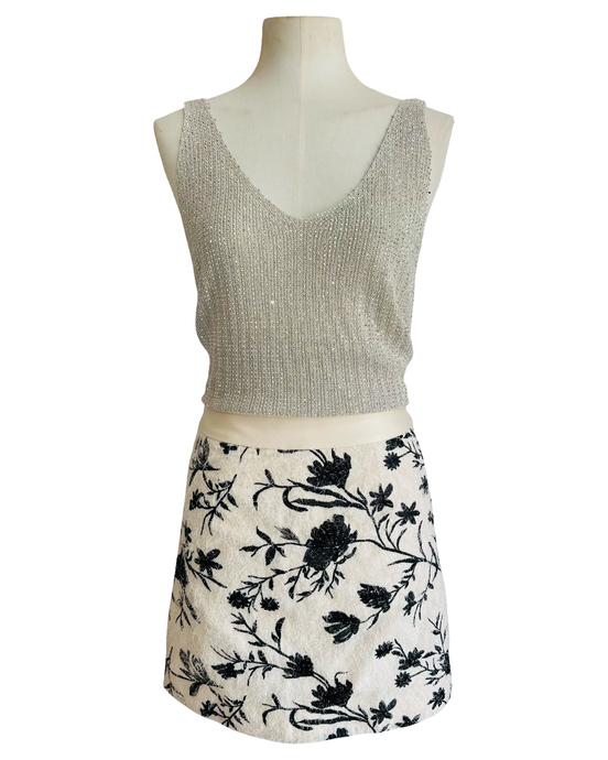 REFRESH SKIRT white