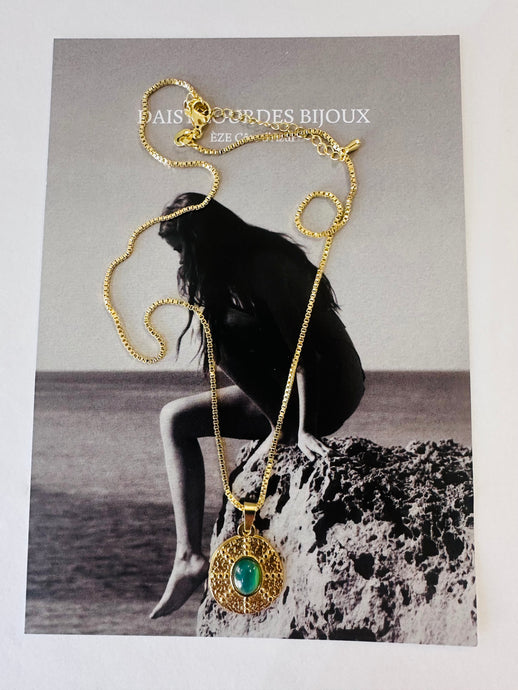 SAINT JEAN  PENDANT NECKLACE by DAISY LOURDES BIJOUX