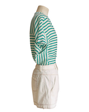 Load image into Gallery viewer, ATLANTIC BLOUSE green stripe