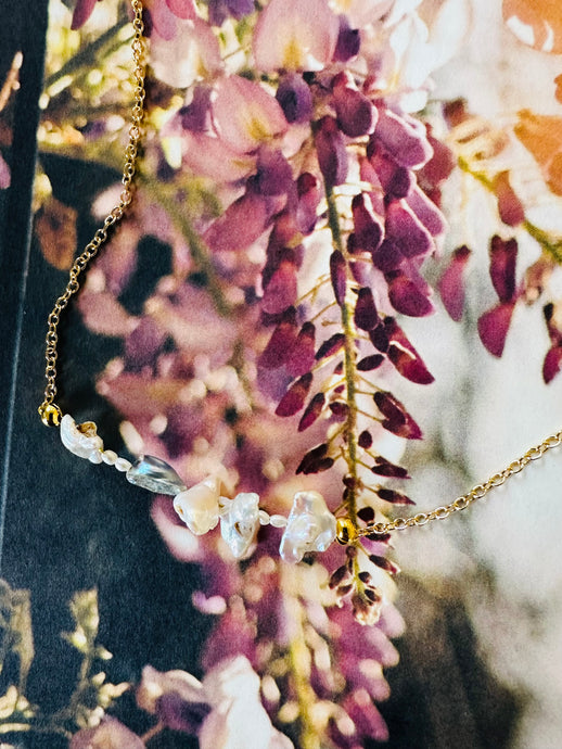 FRESH W CLUSTER NECKLACE