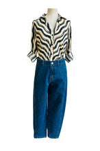 Load image into Gallery viewer, GINGER BLOUSE hilton stripe