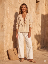 Load image into Gallery viewer, BAR IN MADRID BLOUSE sand