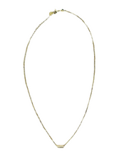 Load image into Gallery viewer, TINY TUBE 18k gold fine chain necklace by DAISY LOURDES BIJOUX