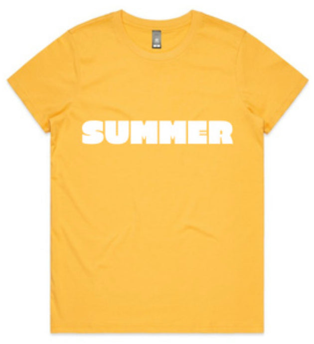 SUMMER TEE SHIRT yellow