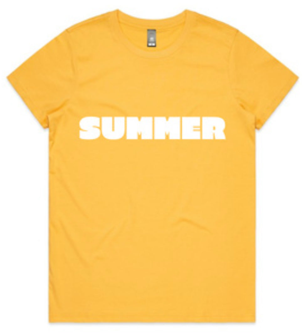 SUMMER TEE SHIRT yellow