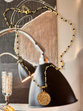 Load image into Gallery viewer, WONDERS ONYX LINK necklace by DAISY LOURDES BIJOUX