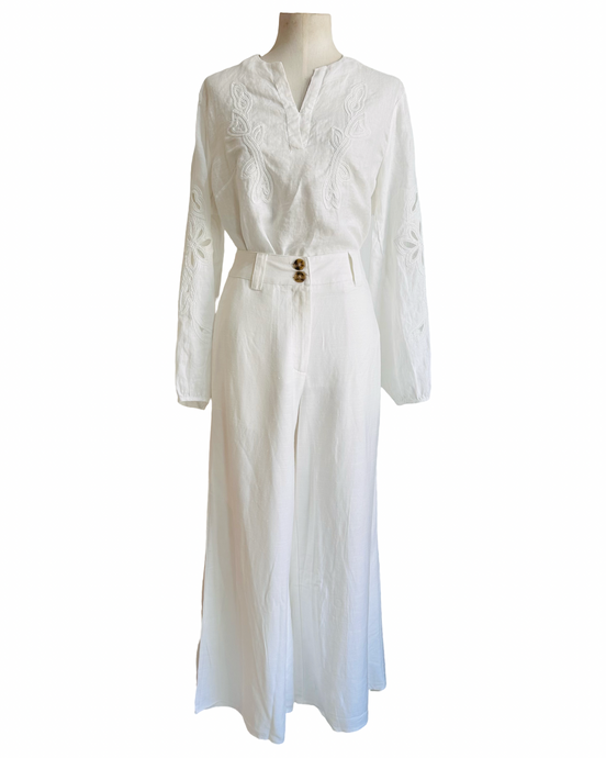 MARRAKESH LINEN BLOUSE