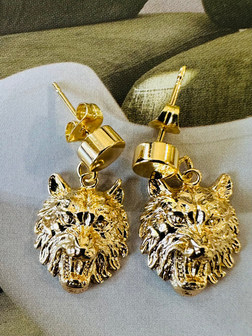 LIONS ROAR DROPS  18K gold