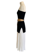 Load image into Gallery viewer, ASYMMETRIC KNIT TANK black