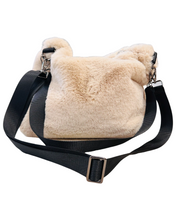 Load image into Gallery viewer, FAUX FUR SLOUCH BAG aspen