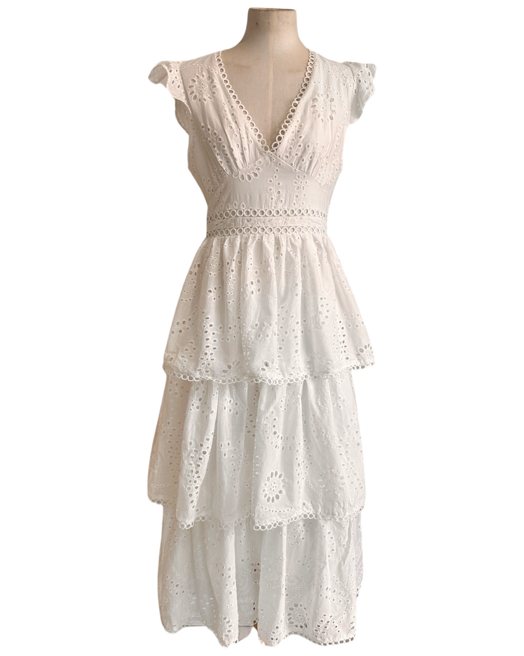PORTOFINO DRESS white