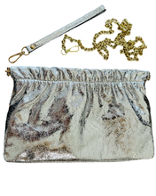Load image into Gallery viewer, KOSMIC MOOD CLUTCH silver