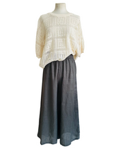 Load image into Gallery viewer, ROCCO LINEN PANT gunmetal