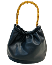 Load image into Gallery viewer, BAMBOO BUCKET BAG black