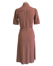 Load image into Gallery viewer, LOLA BUTTON DRESS chilli red